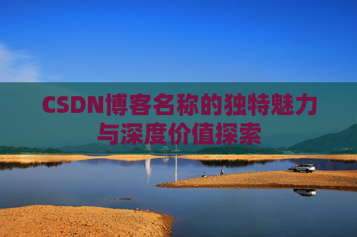 CSDN博客名称的独特魅力与深度价值探索